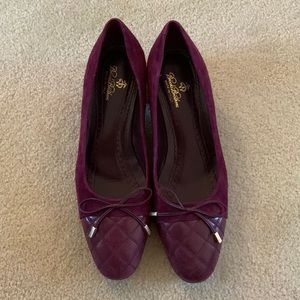 Brooks Brothers Eggplant Low Hees